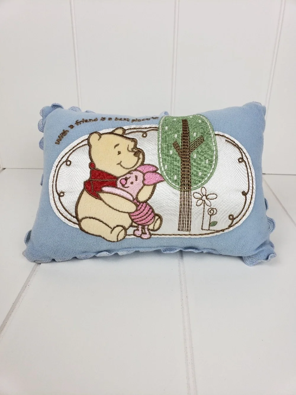 Winnie the Pooh Decorative Musical Pillow-Blue